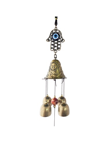 Móvil Artesanal Campana Mano Jamsa Decorativo Nl2401-133c