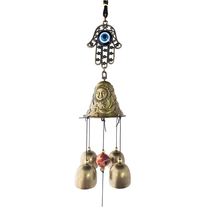 Móvil Artesanal Campana Mano Jamsa Decorativo Nl2401-133c