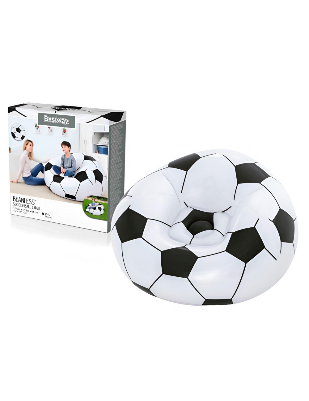 Puff Balón Gigante Relájate Como Un Campeón Bestway 75010