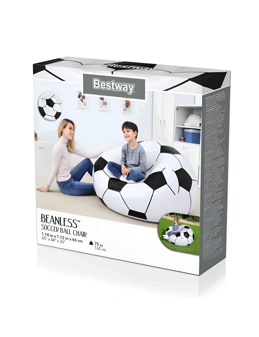 Puff Balón Gigante Relájate Como Un Campeón Bestway 75010