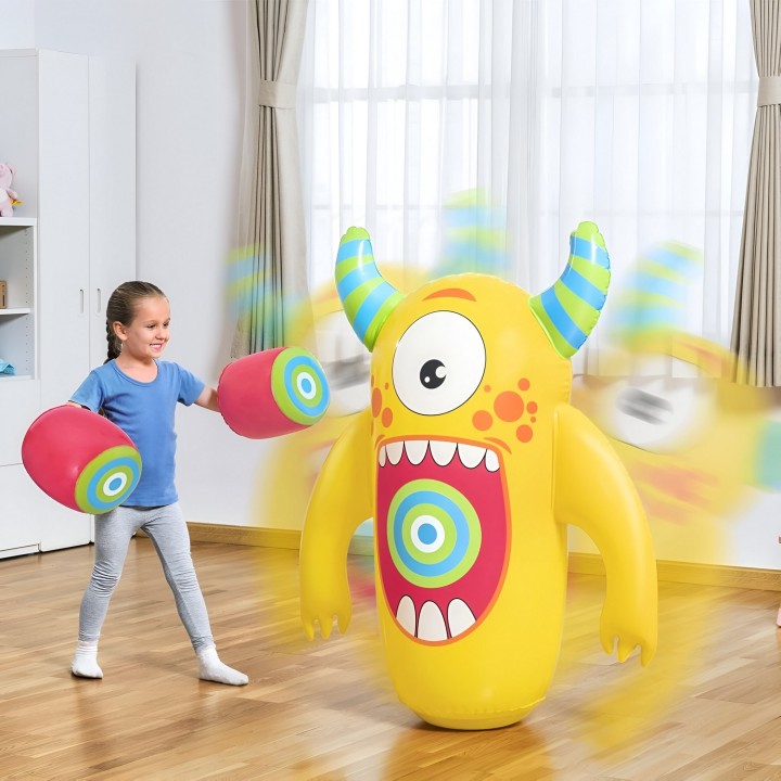 Puching Ball Inflable Niños Porfiado Monstruo 52545