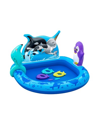 Piscina Inflable Aventuras Marinas Bestway 53156 84litros