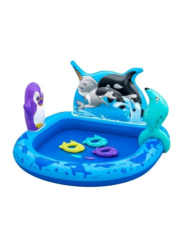 Piscina Inflable Aventuras Marinas Bestway 53156 84litros