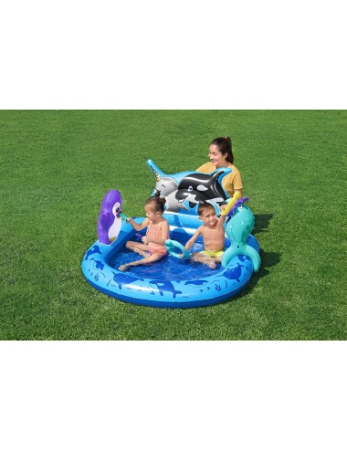 Piscina Inflable Aventuras Marinas Bestway 53156 84litros