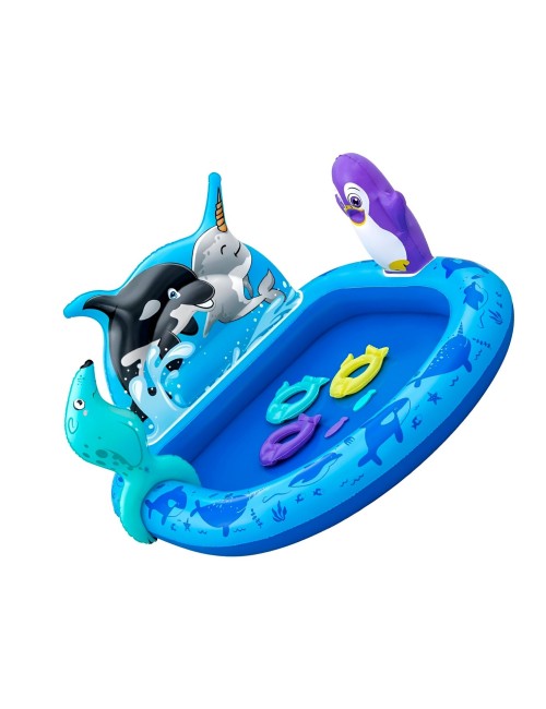 Piscina Inflable Aventuras Marinas Bestway 53156 84litros