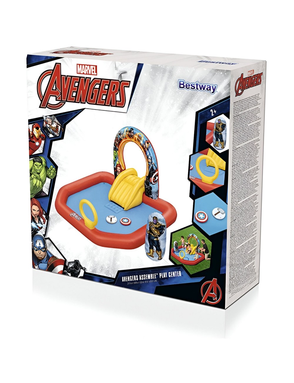 Piscina Inflable Avengers Parque Bestway 98800 186litros