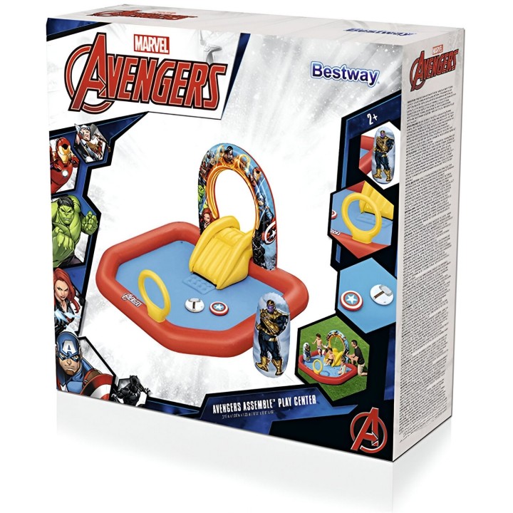 Piscina Inflable Avengers Parque Bestway 98800 186litros