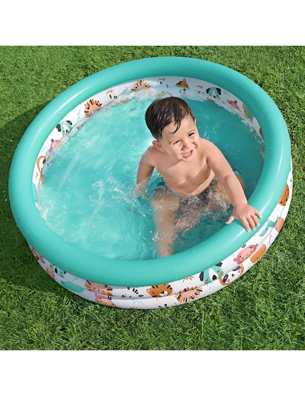 Piscina Inflable Agua Redonda Bestway 51008 101 Litros
