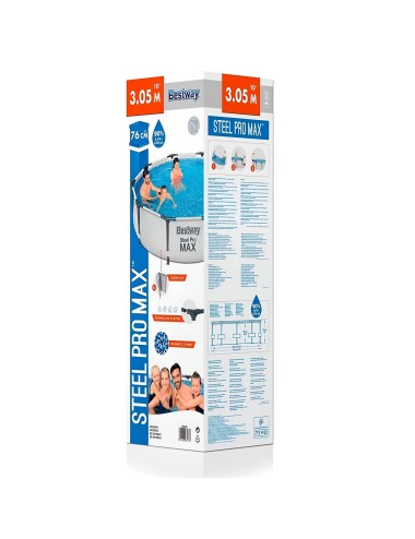 Piscina Estructural Steel Pro Max Bestway 56406 4.678l