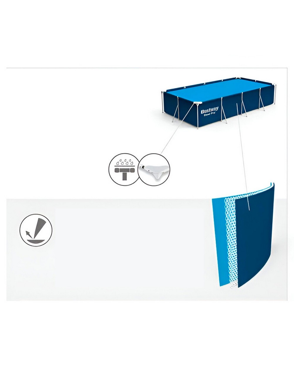 Piscina Alberca Estructural Steel Pro Bestway 56405 5.700l