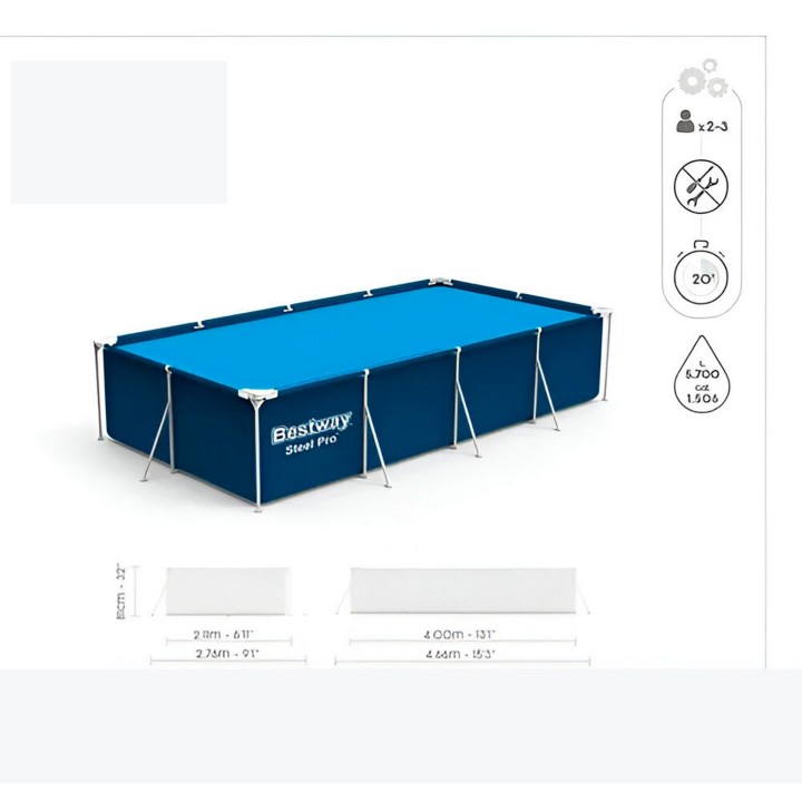 Piscina Alberca Estructural Steel Pro Bestway 56405 5.700l