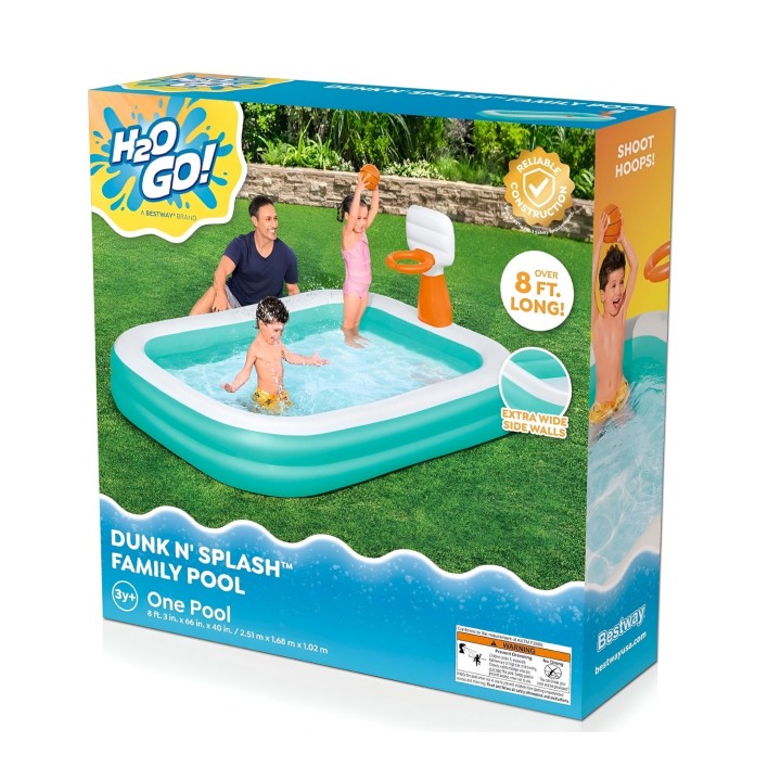 Alberca Inflable Básquet Pelota Diversión Bestway 54445