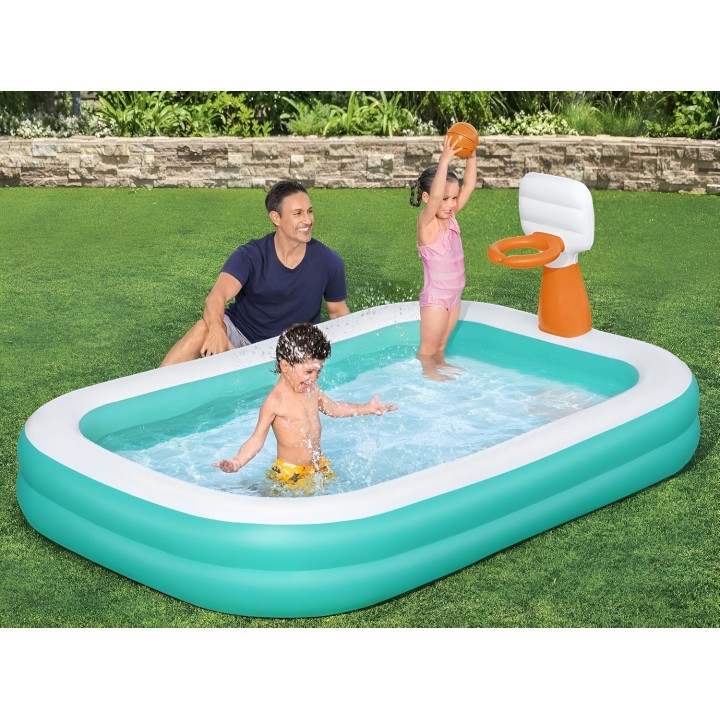 Alberca Inflable Básquet Pelota Diversión Bestway 54445