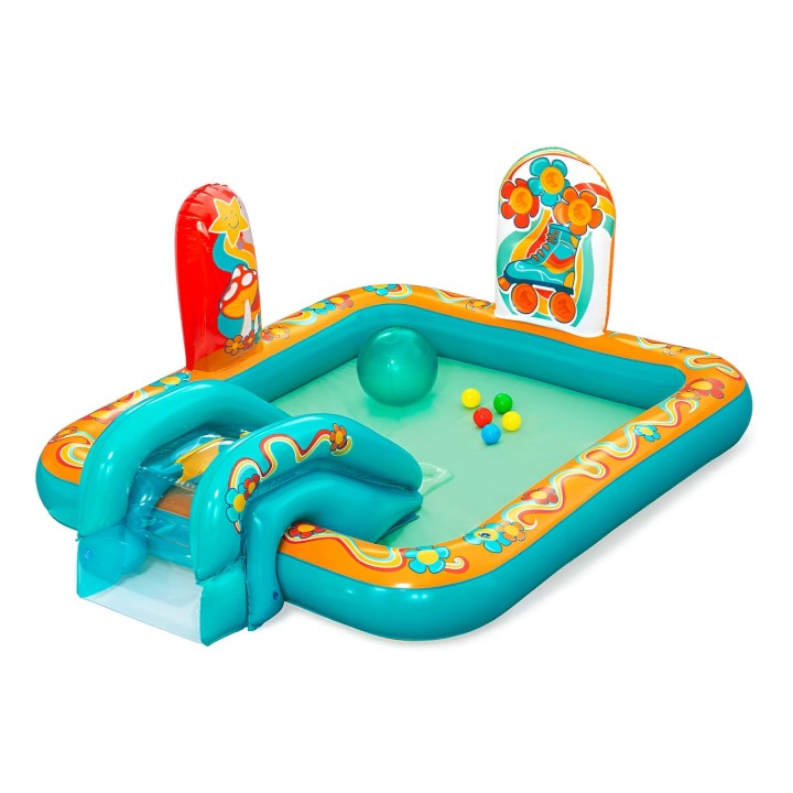 Alberca Inflable Resbaladero Patin Bestway 53164