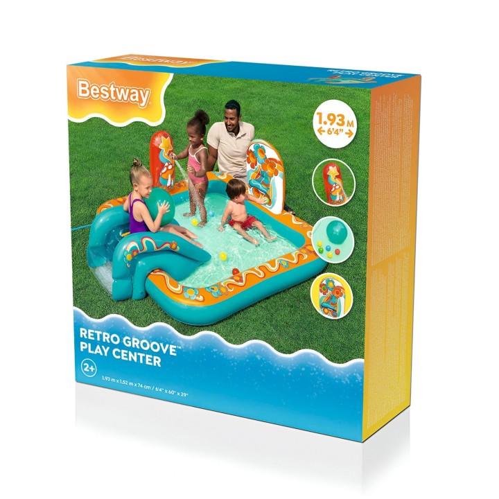 Alberca Inflable Resbaladero Patin Bestway 53164