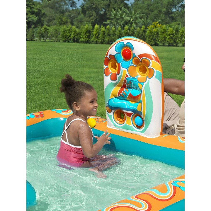 Alberca Inflable Resbaladero Patin Bestway 53164