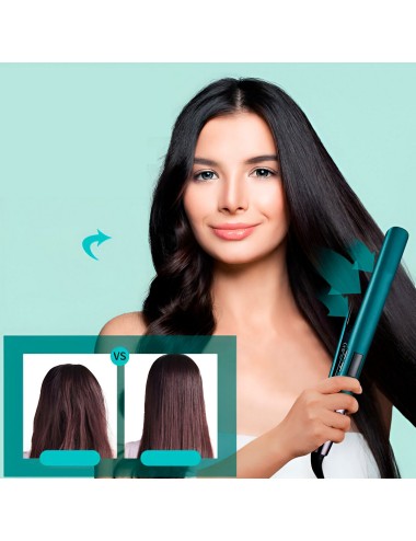 Plancha Para Cabello Turmalina Led Control Termico Wa-2322