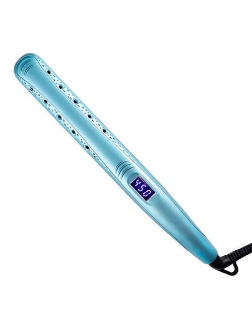 Plancha Para Cabello Ceramica Termica Delgada Led Wa-2136