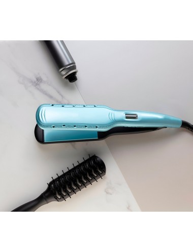 Plancha Para Cabello Ceramica Termica Ancho Led Wa-2136