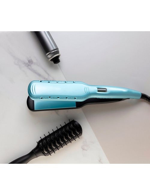 Plancha Para Cabello Ceramica Termica Ancho Led Wa-2136