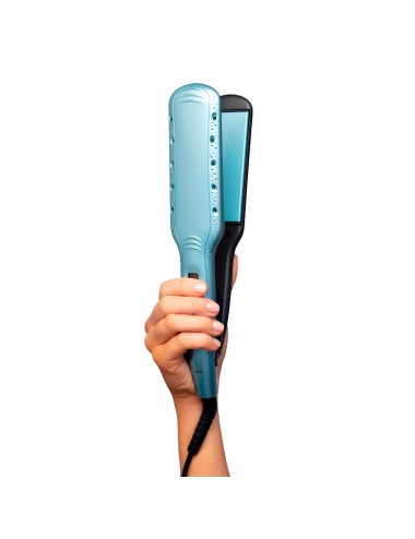 Plancha Para Cabello Ceramica Termica Ancho Led Wa-2136