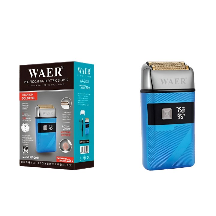 Maquina Afeitar Electrica Barbera Patillera Wa-2938 Waer