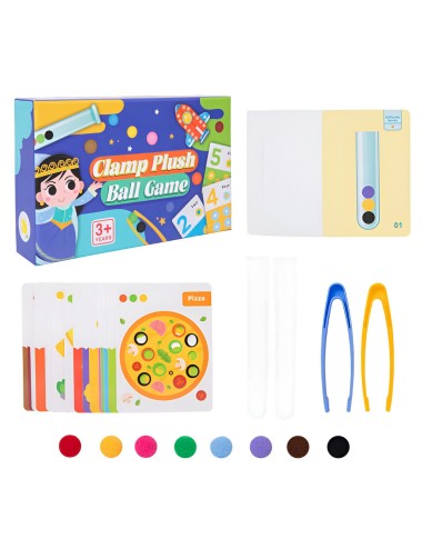 Juego De Mesa Encastre Logica Pelotas Figuras Colores Niños