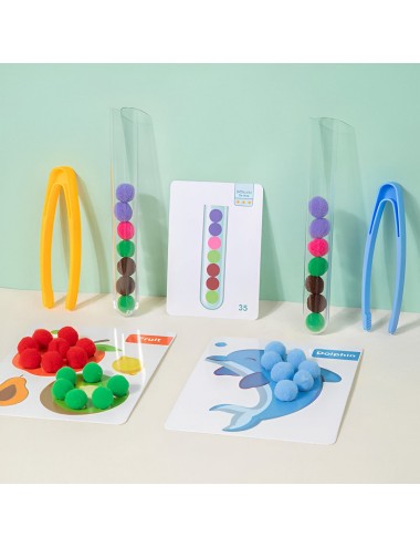 Juego De Mesa Encastre Logica Pelotas Figuras Colores Niños