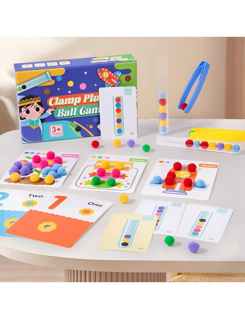 Juego De Mesa Encastre Logica Pelotas Figuras Colores Niños