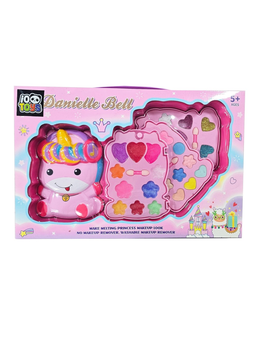 Kit De Maquillaje Set Para Niña Juguete Unicornio Colores