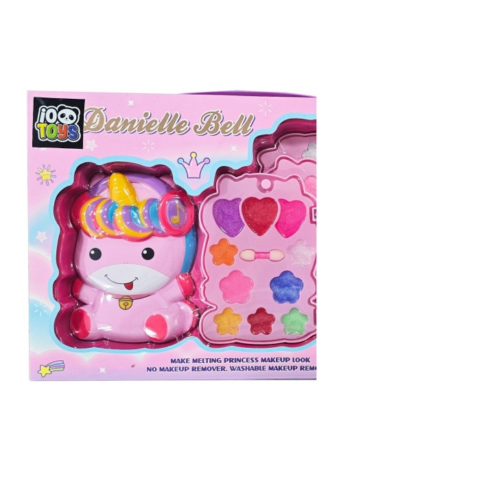 Kit De Maquillaje Set Para Niña Juguete Unicornio Colores