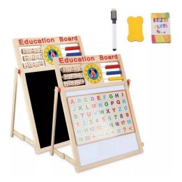 Tablero Didáctico Doble Magnético Juguete Aprendizaje Niños