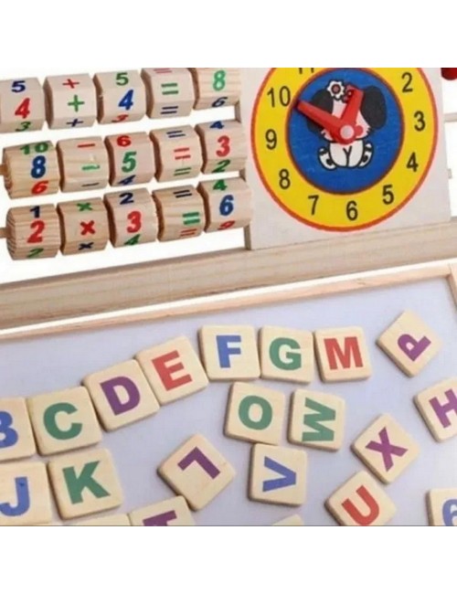 Tablero Didáctico Doble Magnético Juguete Aprendizaje Niños