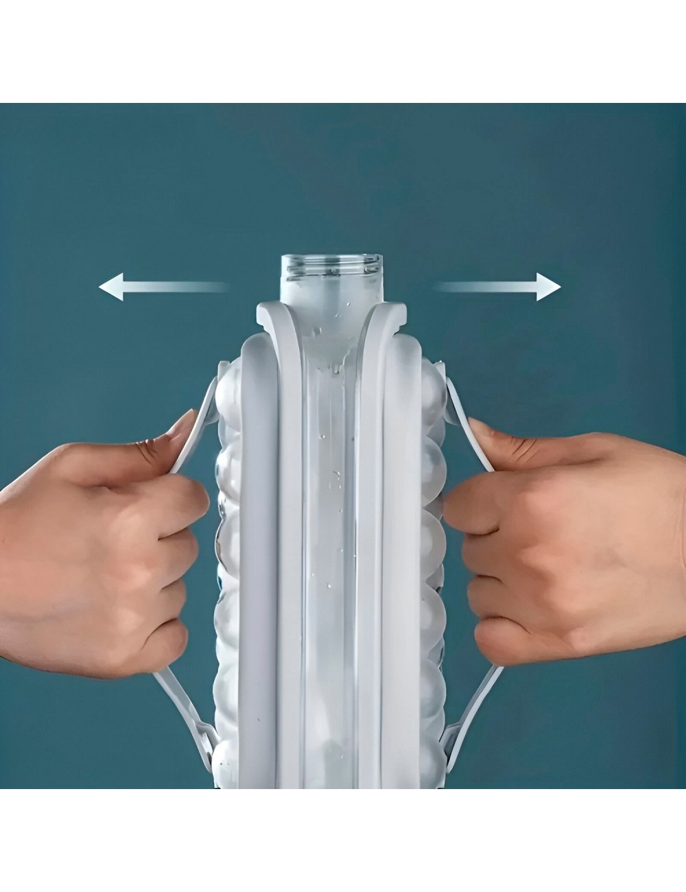 Hielera Hielo Cubeta Molde Botella Termo Agua Cubetera