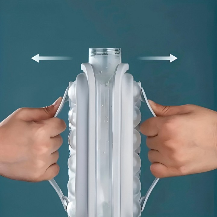 Hielera Hielo Cubeta Molde Botella Termo Agua Cubetera