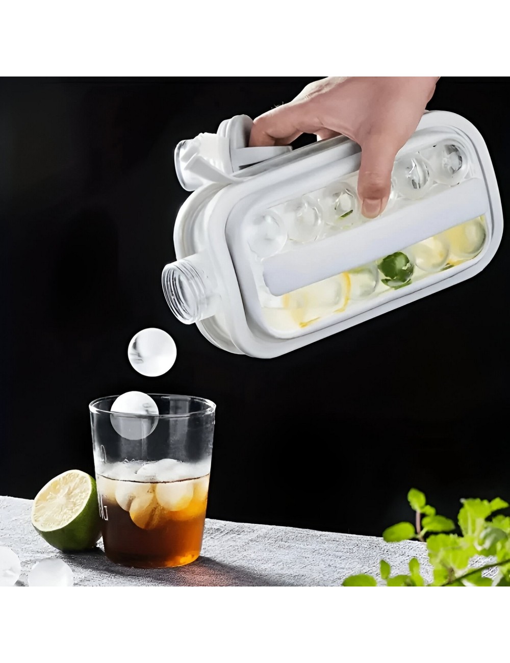 Hielera Hielo Cubeta Molde Botella Termo Agua Cubetera