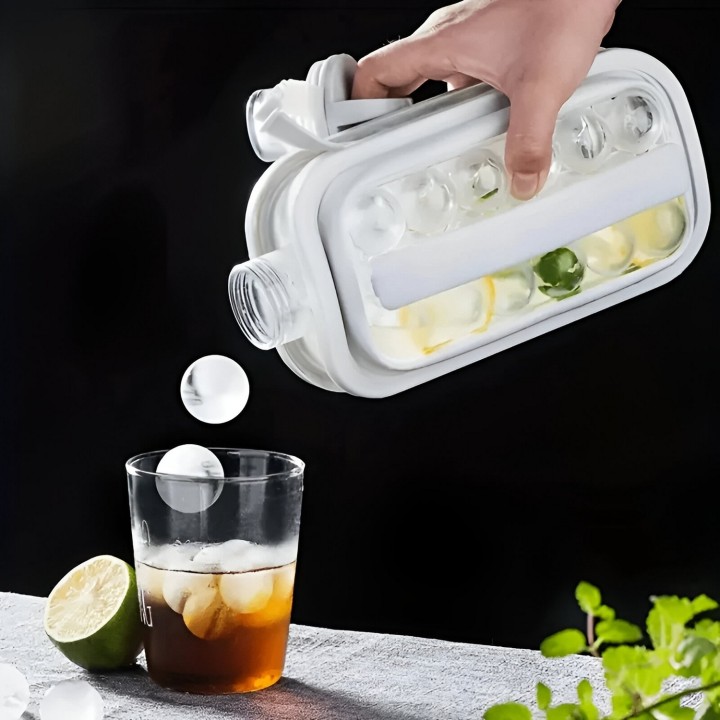 Hielera Hielo Cubeta Molde Botella Termo Agua Cubetera