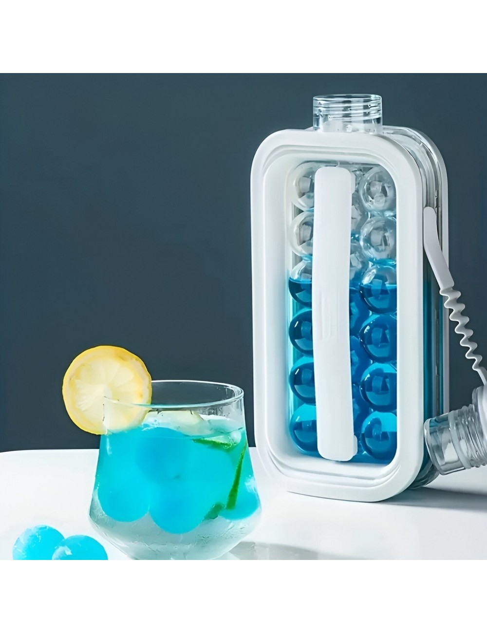 Hielera Hielo Cubeta Molde Botella Termo Agua Cubetera