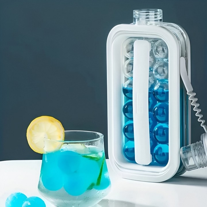 Hielera Hielo Cubeta Molde Botella Termo Agua Cubetera