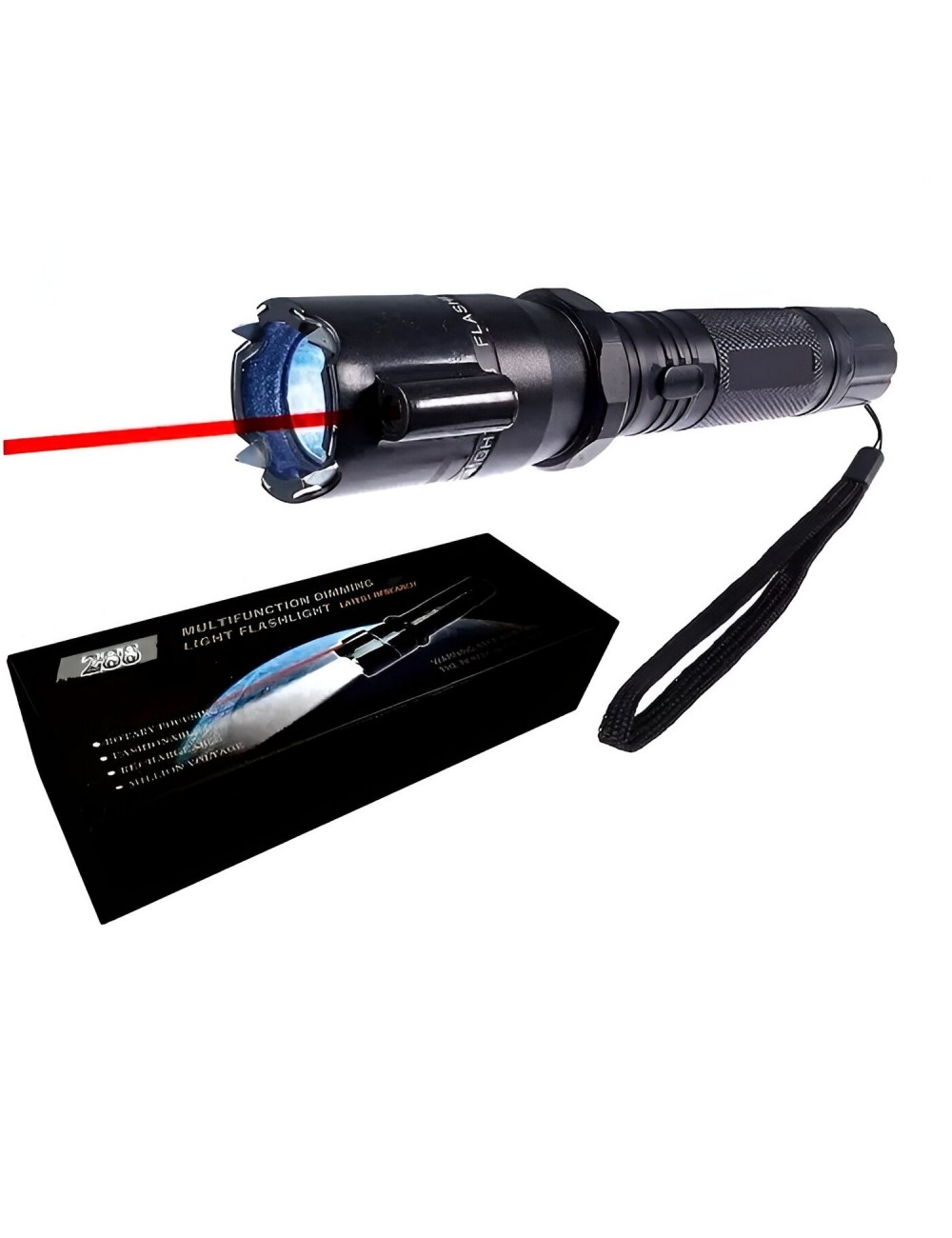 Linterna Táctica De Autodefensa Punta Rompevidrios 288