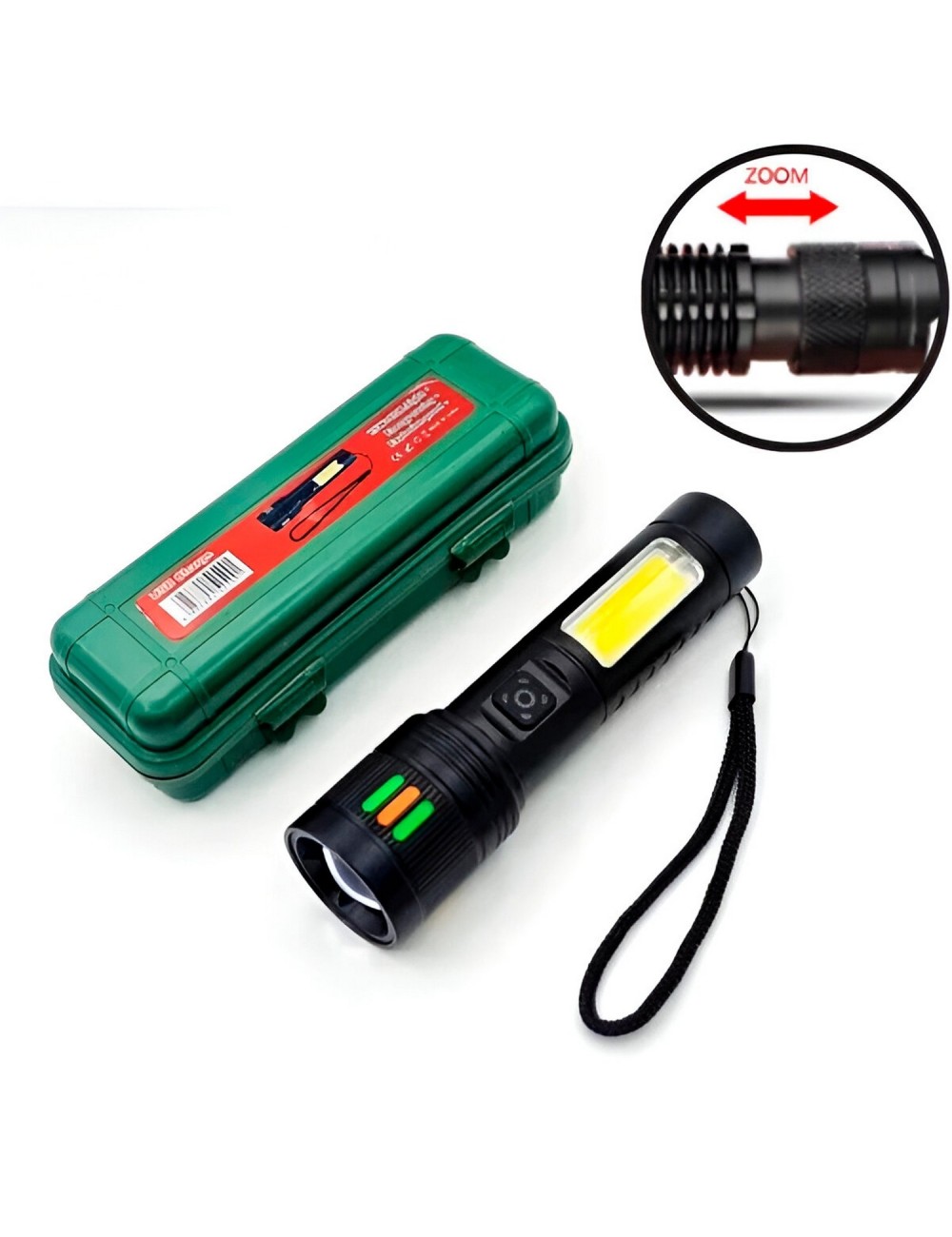 Linterna Recargable Led Portable Mini Potencia Luz Led