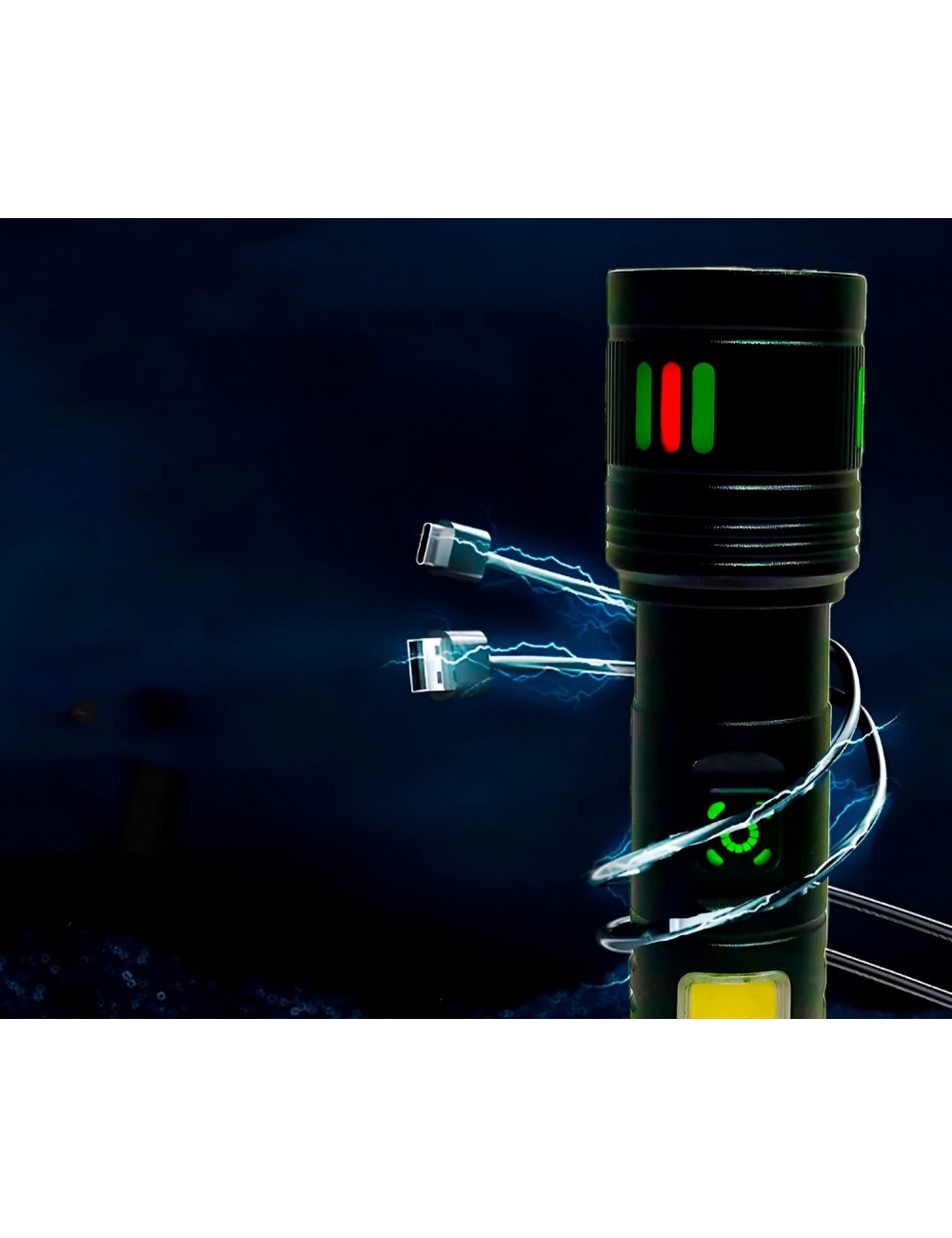 Linterna Recargable Led Portable Mini Potencia Luz Led