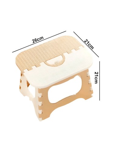 Butaco Plegable Pequeño Plástico Hogar Portatil