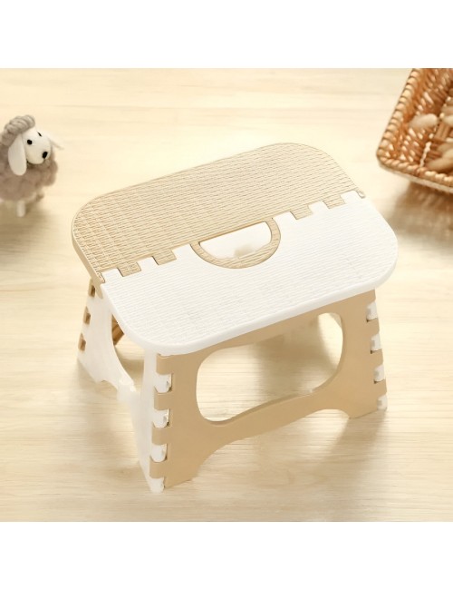 Butaco Plegable Pequeño Plástico Hogar Portatil