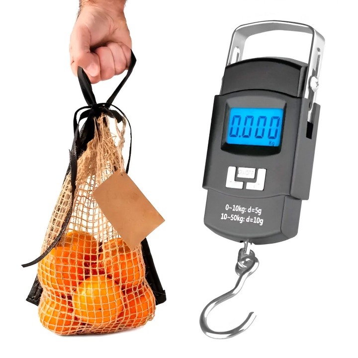 Balanza Pesa Báscula Gramera Digital Tipo Gancho 50kg