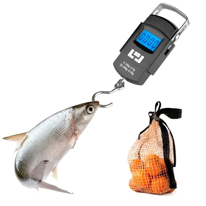 Balanza Pesa Báscula Gramera Digital Tipo Gancho 50kg