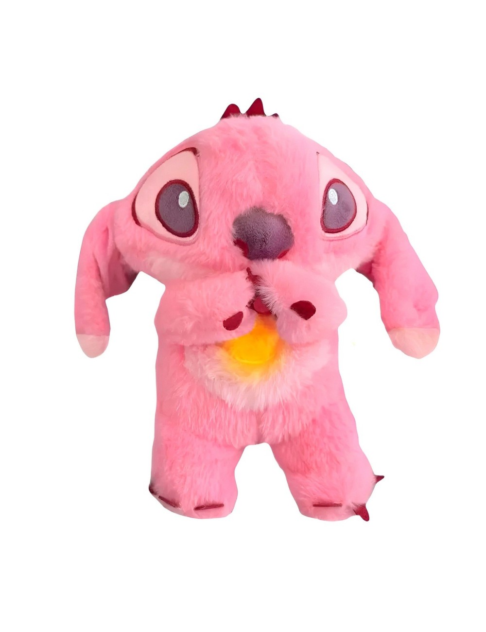 Angel Stitch Peluche Que Respira Sonido Luz Niñas + Bateria