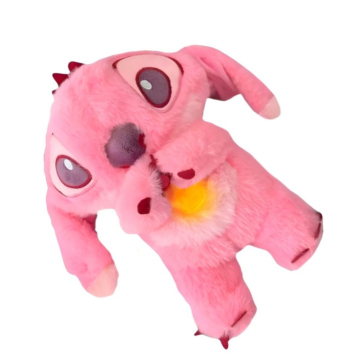 Angel Stitch Peluche Que Respira Sonido Luz Niñas + Bateria
