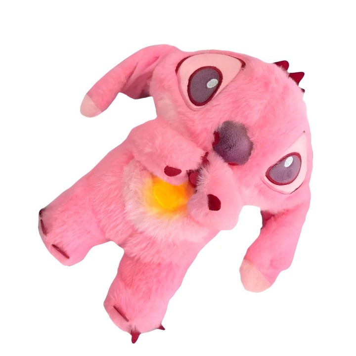 Angel Stitch Peluche Que Respira Sonido Luz Niñas + Bateria