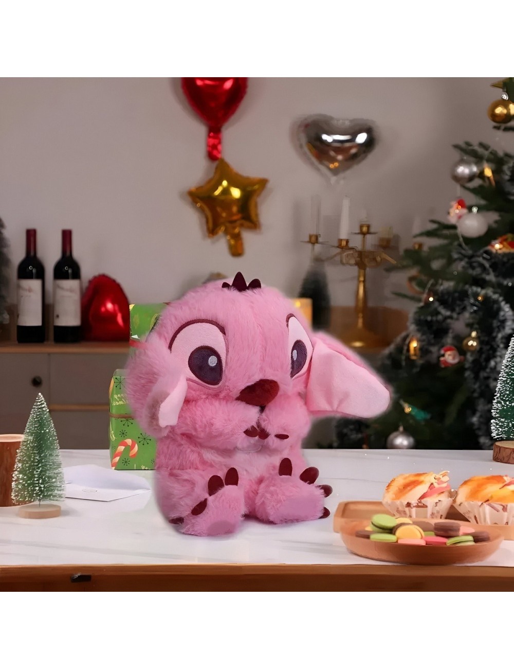 Angel Stitch Peluche Que Respira Sonido Luz Niñas + Bateria